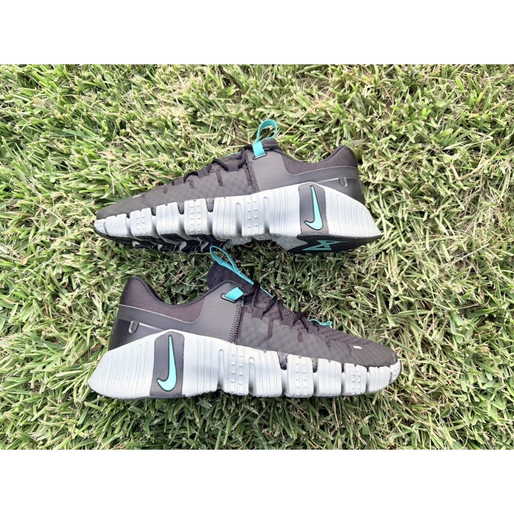 Nike Free Metcon 5 Mens US 11 Black Mica Green Clear Jade Trainers DV3949 004 - Picture 4 of 11